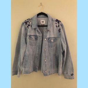 Light-Wash Denim Plus Size Jean Jacket